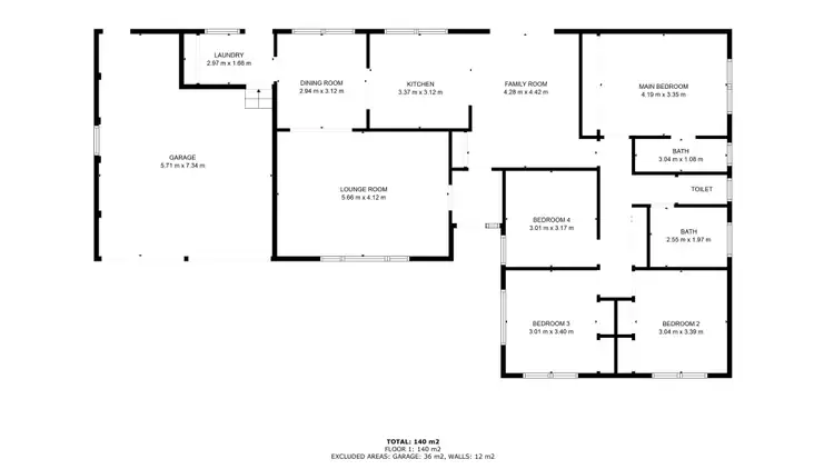 Floorplan of Homely house listing, 1 Provincial Place, Orange NSW 2800