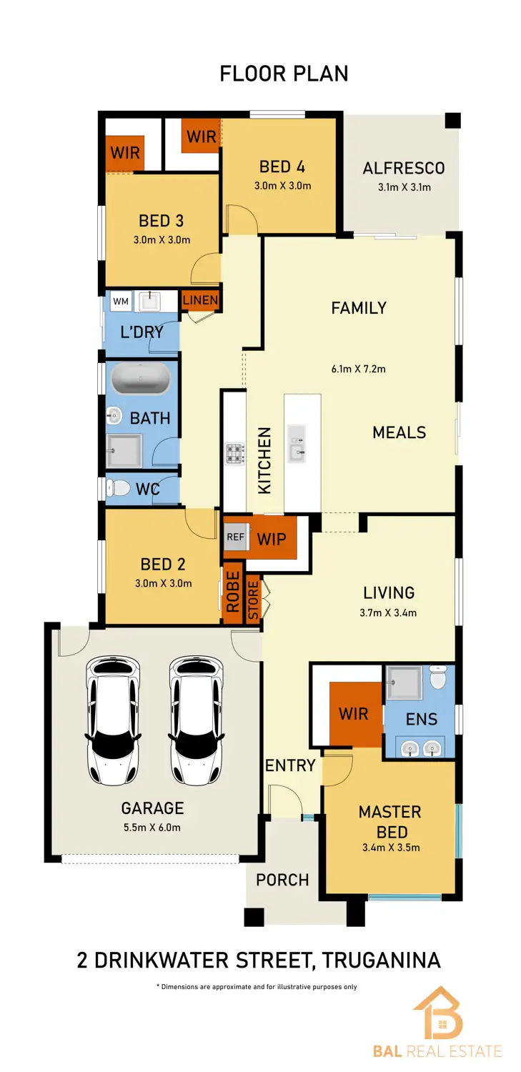 Floorplan of Homely house listing, 2 Drinkwater Street, Truganina VIC 3029