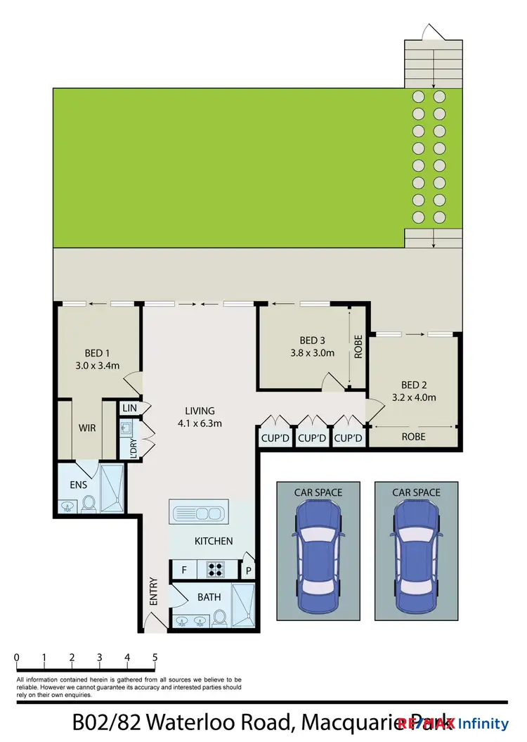 Floorplan of Homely apartment listing, B002/82 Waterloo Road, Macquarie Park NSW 2113
