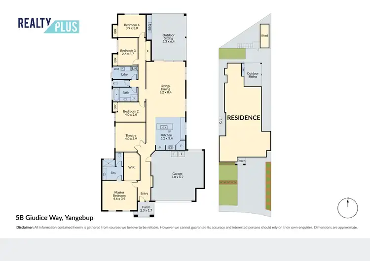 Floorplan of Homely house listing, 5B Giudice Way, Yangebup WA 6164