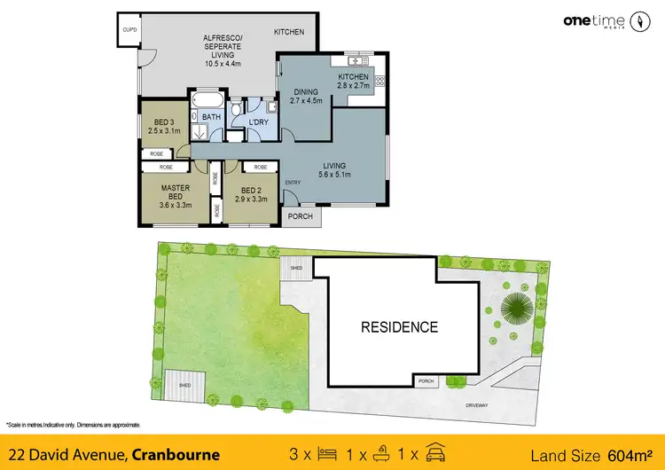 Floorplan of Homely house listing, 22 David Avenue, Cranbourne VIC 3977