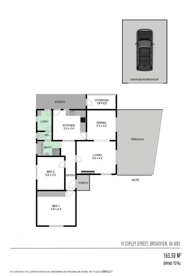 Floorplan of Homely house listing, 15 Copley Street, Broadview SA 5083