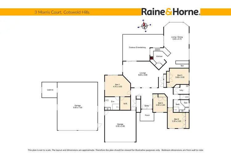 Floorplan of Homely house listing, 3 Morris Court, Cotswold Hills QLD 4350