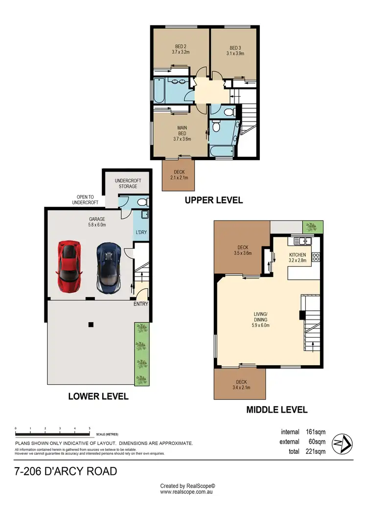 Floorplan of Homely unit listing, 7/206 D'Arcy Road, Seven Hills QLD 4170