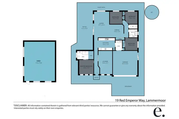 Floorplan of Homely house listing, 19 Red Emperor Way, Lammermoor QLD 4703