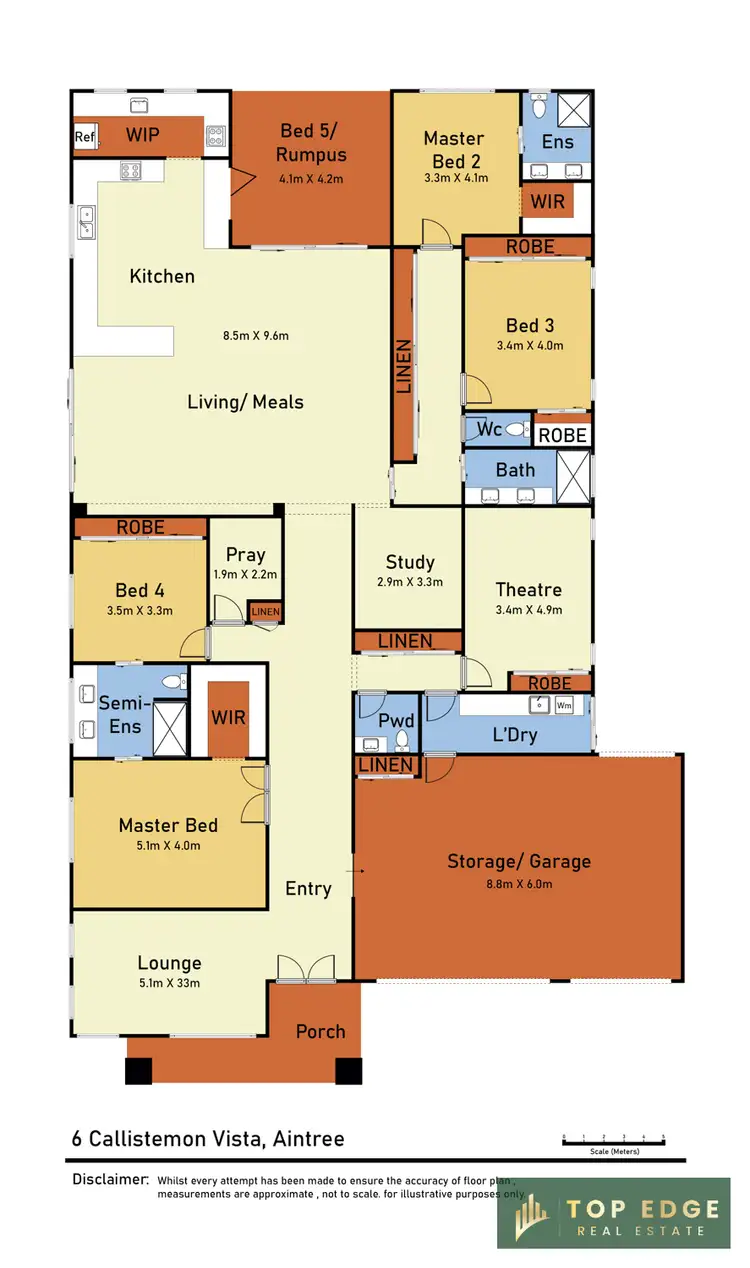 Floorplan of Homely house listing, 6 Callistemon Vista, Aintree VIC 3336