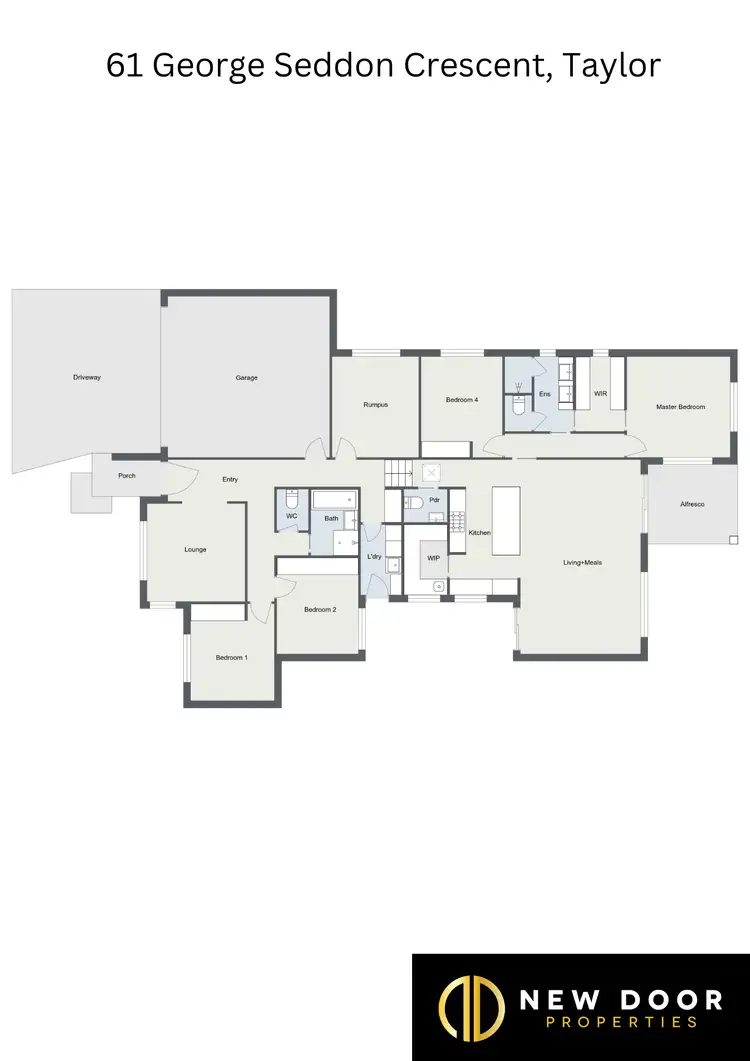 Floorplan of Homely house listing, 61 George Seddon Crescent, Taylor ACT 2913