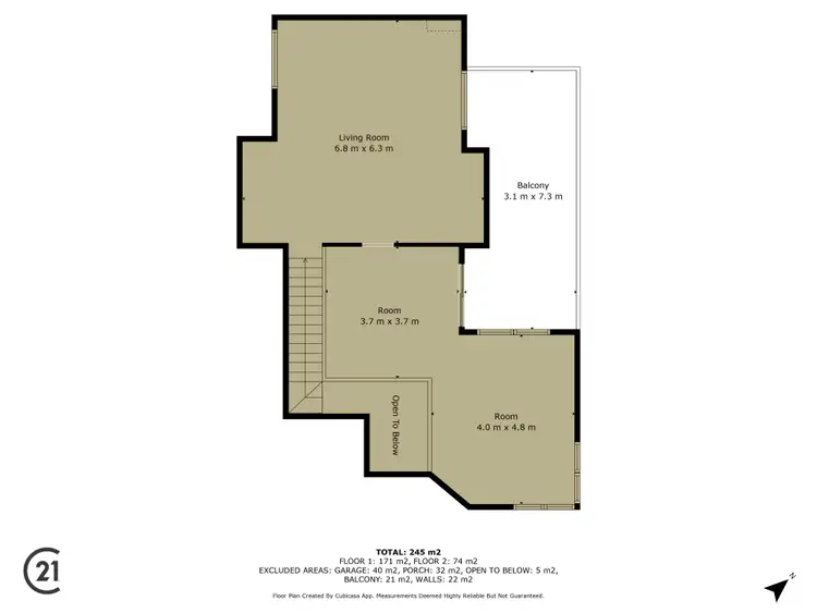 Floorplan of Homely house listing, 14 Wicklow Road, Halls Head WA 6210