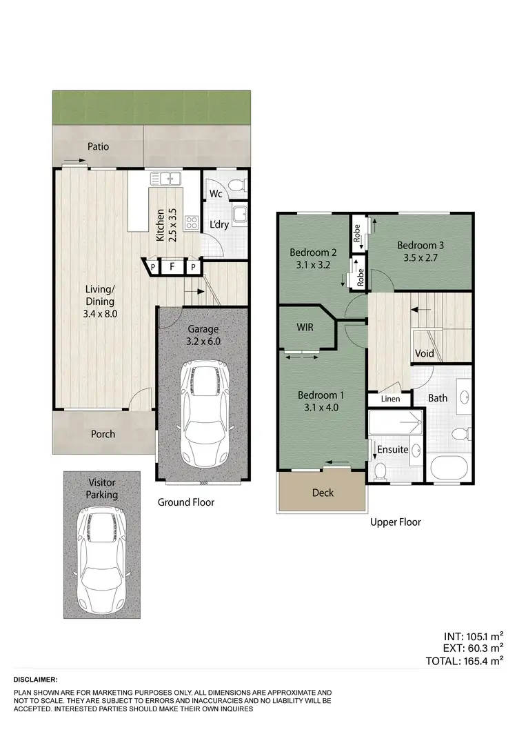 Floorplan of Homely townhouse listing, 39/32 Blyth Road, Murrumba Downs QLD 4503