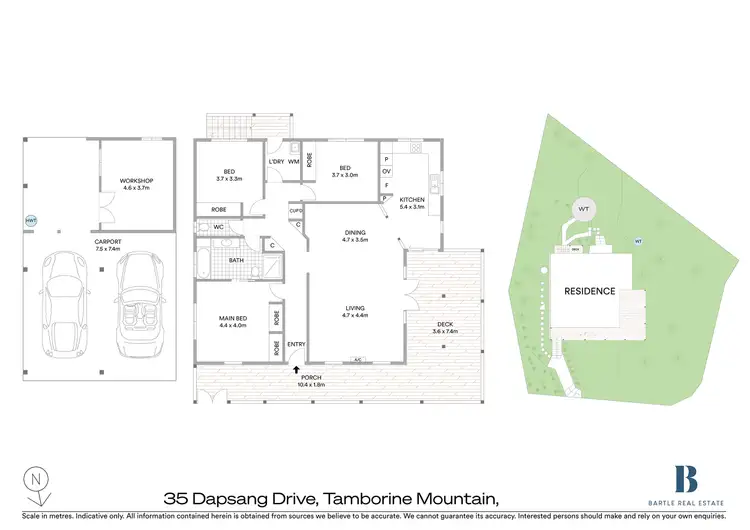 Floorplan of Homely house listing, 35 Dapsang Drive, Tamborine Mountain QLD 4272