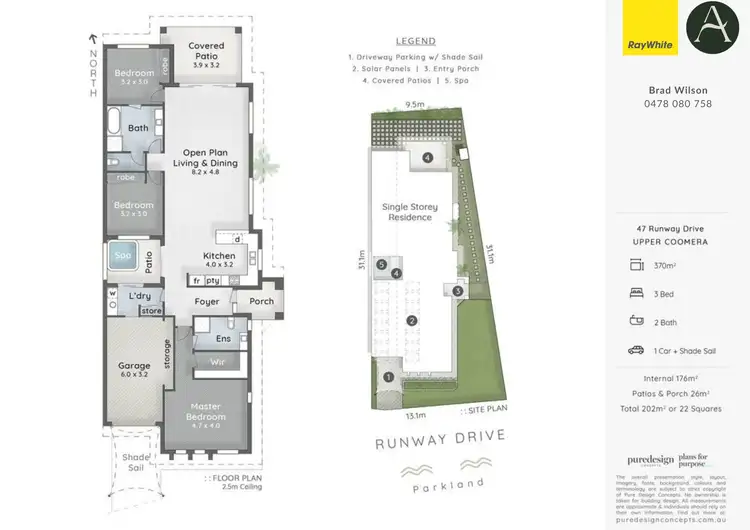 Floorplan of Homely house listing, 47 Runway Drive, Upper Coomera QLD 4209