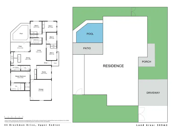 Floorplan of Homely house listing, 44 Brockman Drive, Upper Kedron QLD 4055