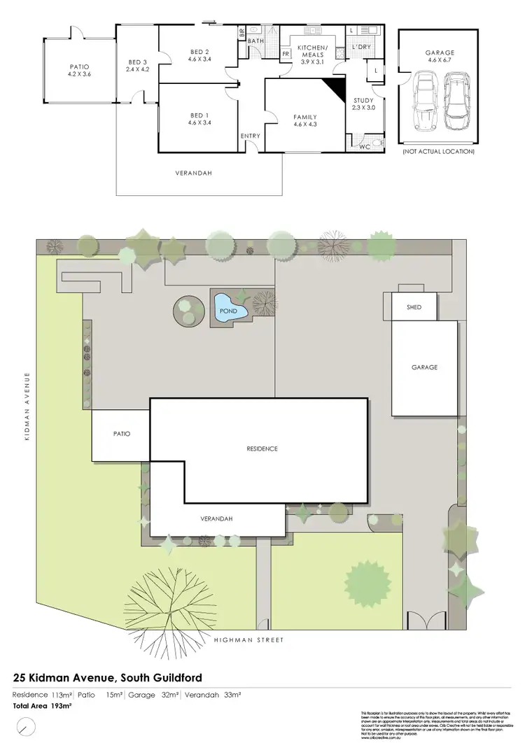 Floorplan of Homely house listing, 25 Kidman Avenue, South Guildford WA 6055