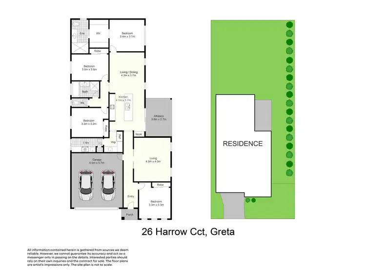 Floorplan of Homely house listing, 26 Harrow Circuit, Greta NSW 2334