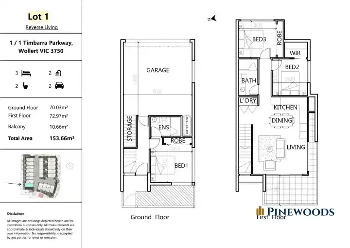 Floorplan of Homely house listing, 3a Timbarra Parkway, Wollert VIC 3750