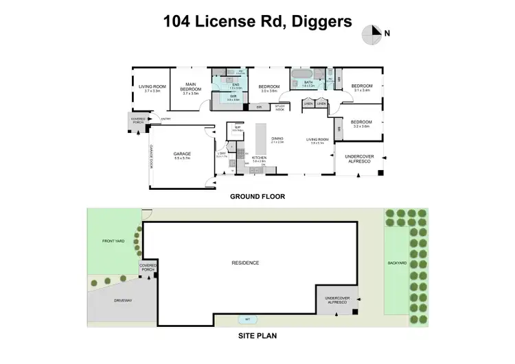 Floorplan of Homely house listing, 104 License Road, Diggers Rest VIC 3427