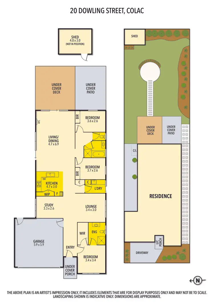Floorplan of Homely house listing, 20 Dowling Street, Colac VIC 3250