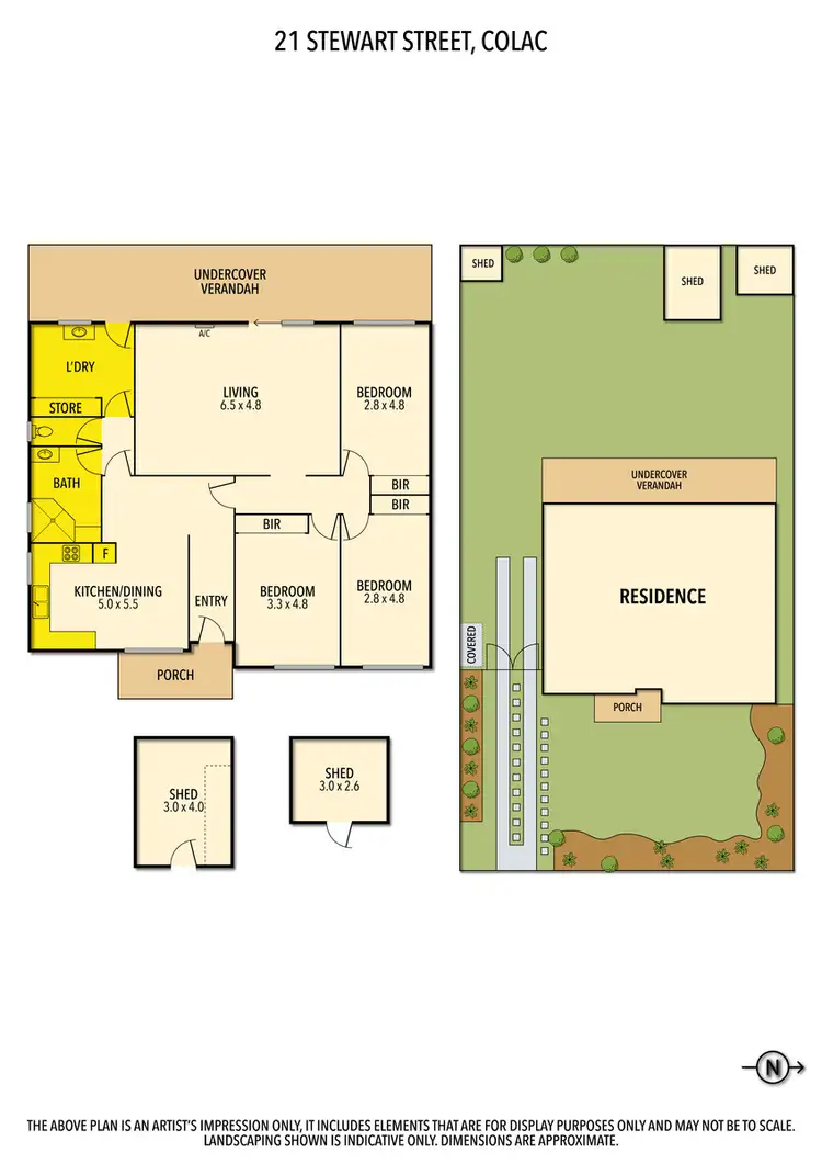 Floorplan of Homely house listing, 21 Stewart Street, Colac VIC 3250
