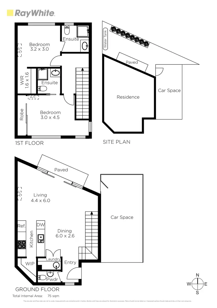 Floorplan of Homely townhouse listing, 3/70 Hargreaves Crescent, Braybrook VIC 3019