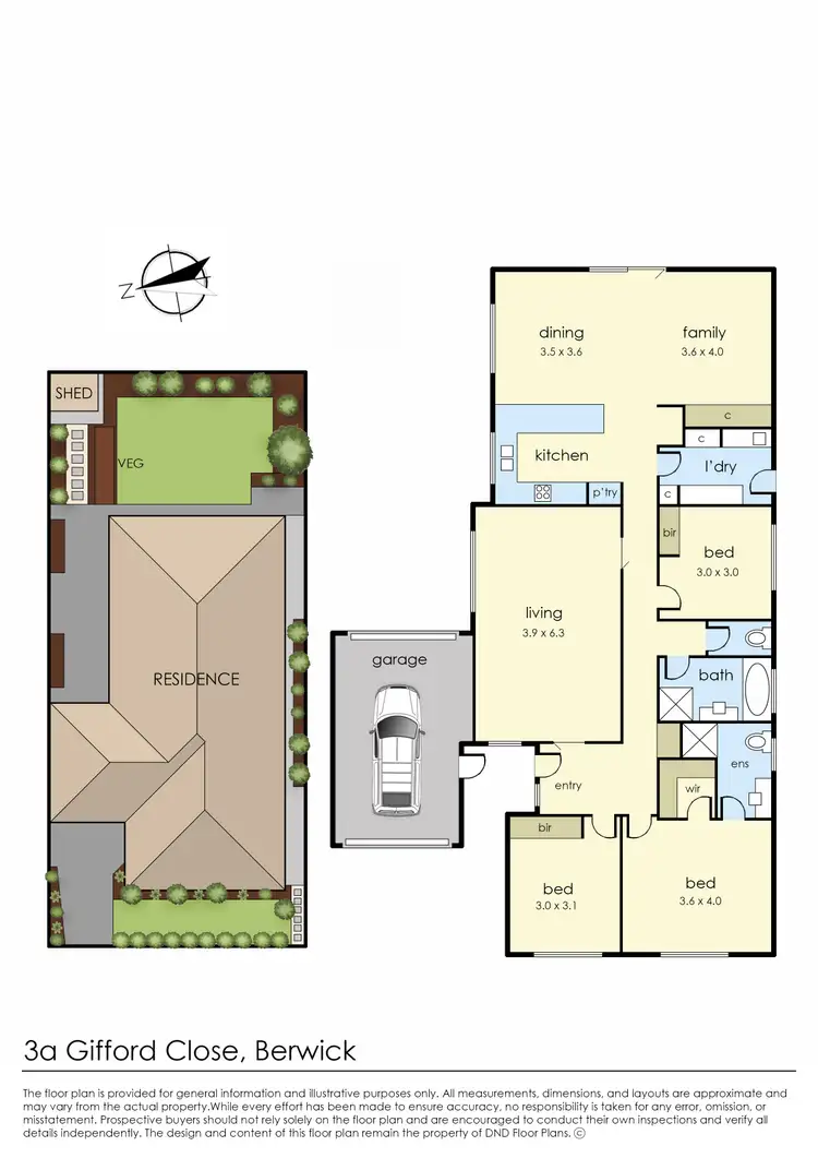 Floorplan of Homely house listing, 3A Gifford Close, Berwick VIC 3806