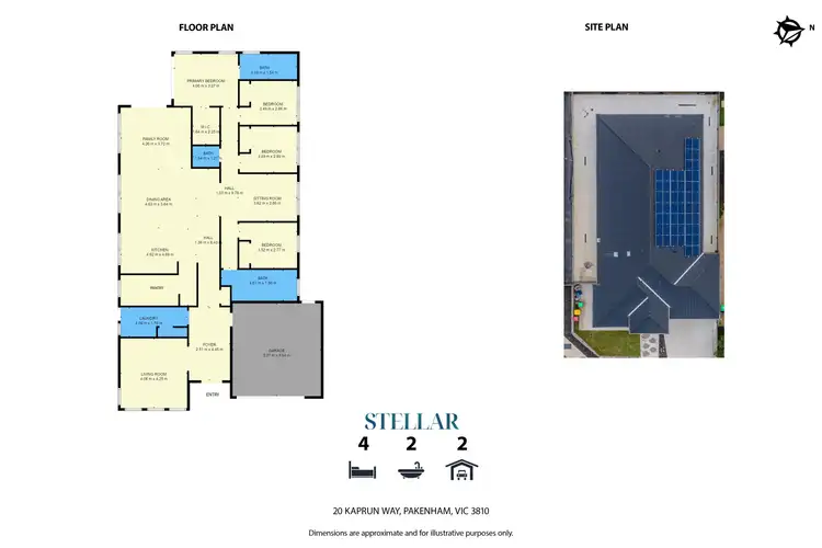 Floorplan of Homely house listing, 20 Kaprun Way, Pakenham VIC 3810
