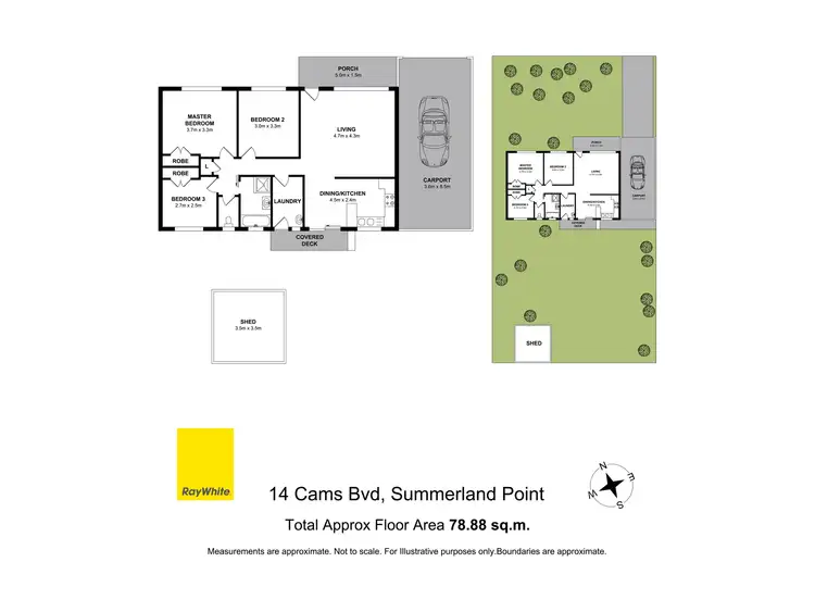 Floorplan of Homely house listing, 14 Cams Boulevard, Summerland Point NSW 2259