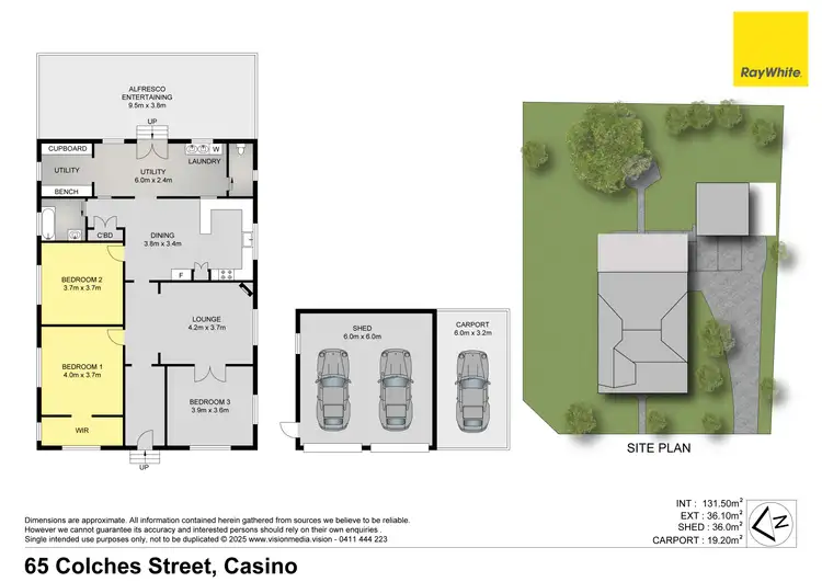 Floorplan of Homely house listing, 65 Colches Street, Casino NSW 2470