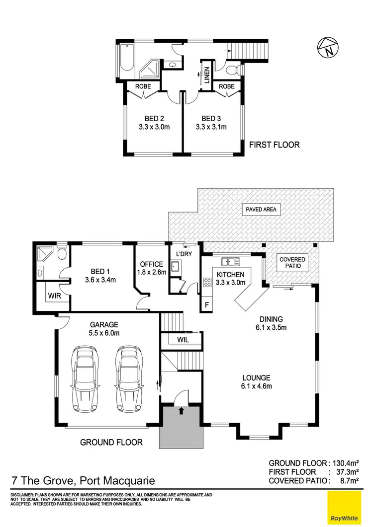 Floorplan of Homely house listing, 7 The Grove, Port Macquarie NSW 2444