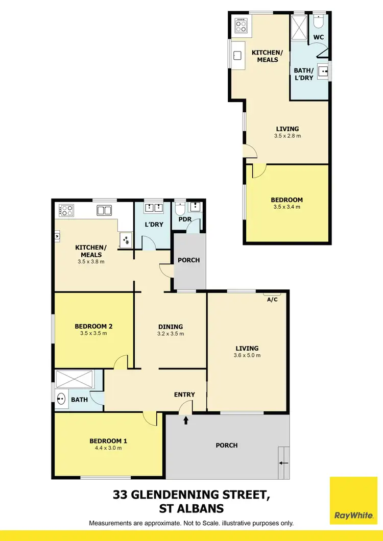 Floorplan of Homely house listing, 33 Glendenning street, St Albans VIC 3021