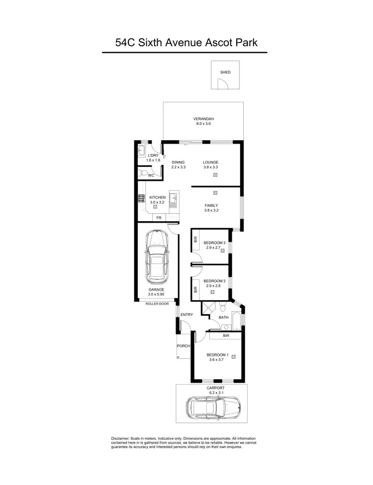 Floorplan of Homely house listing, 54C Sixth Avenue, Ascot Park SA 5043