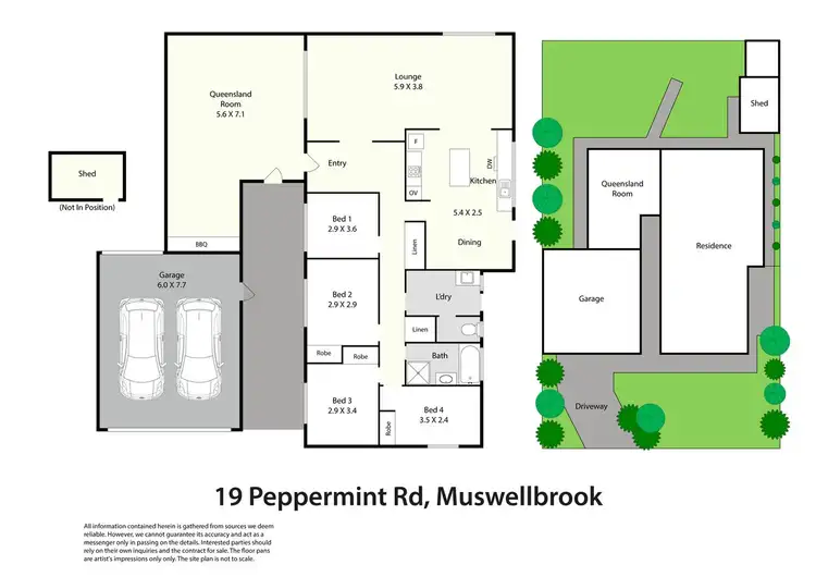 Floorplan of Homely house listing, 19 Peppermint Road, Muswellbrook NSW 2333