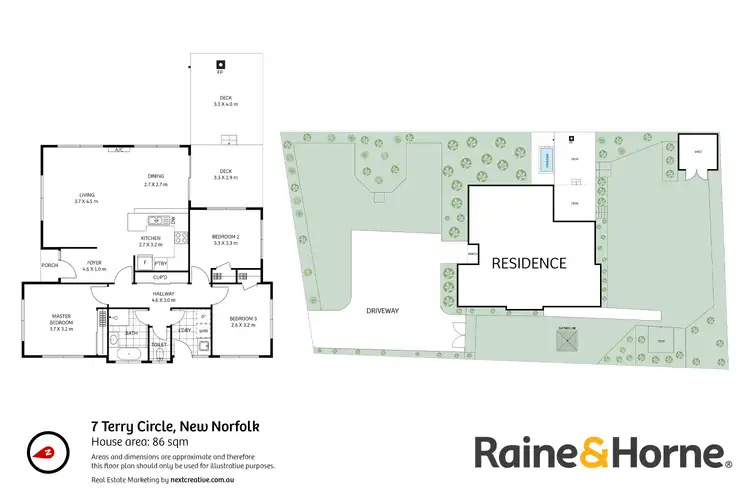 Floorplan of Homely house listing, 7 Terry Circle, New Norfolk TAS 7140