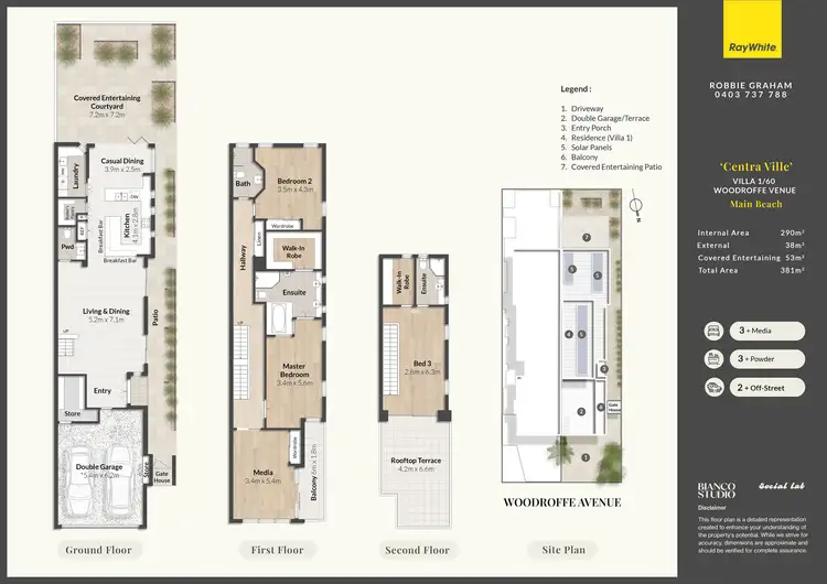 Floorplan of Homely townhouse listing, 1/60 Woodroffe Avenue, Main Beach QLD 4217
