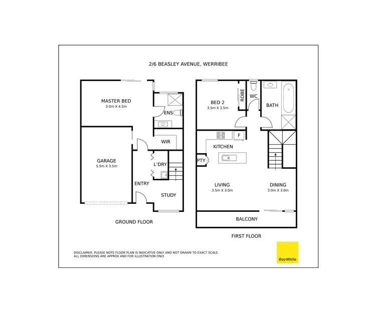 Floorplan of Homely unit listing, 2/6 Beasley Avenue, Werribee VIC 3030