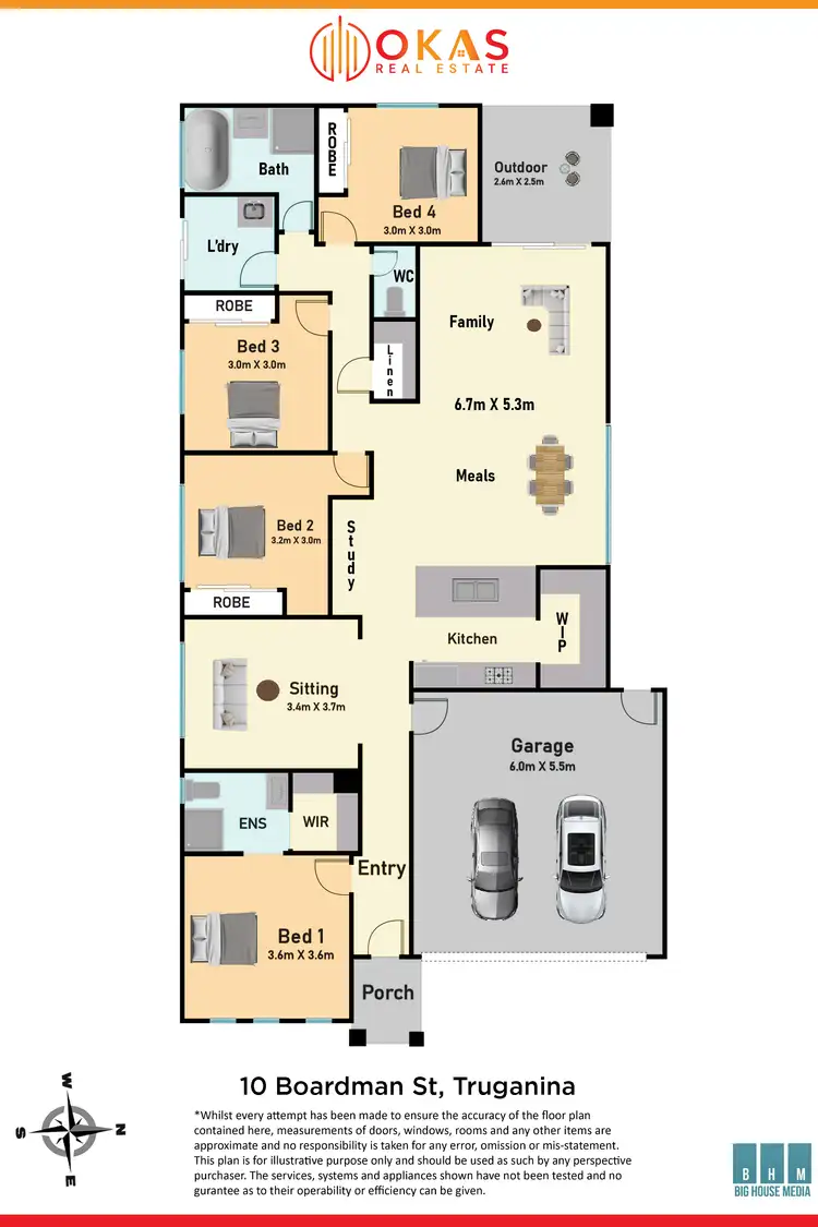Floorplan of Homely house listing, 10 Boardman Street, Truganina VIC 3029