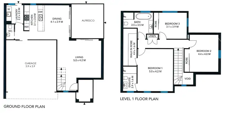 Floorplan of Homely house listing, 1/6 Sproule Crescent, Balgownie NSW 2519