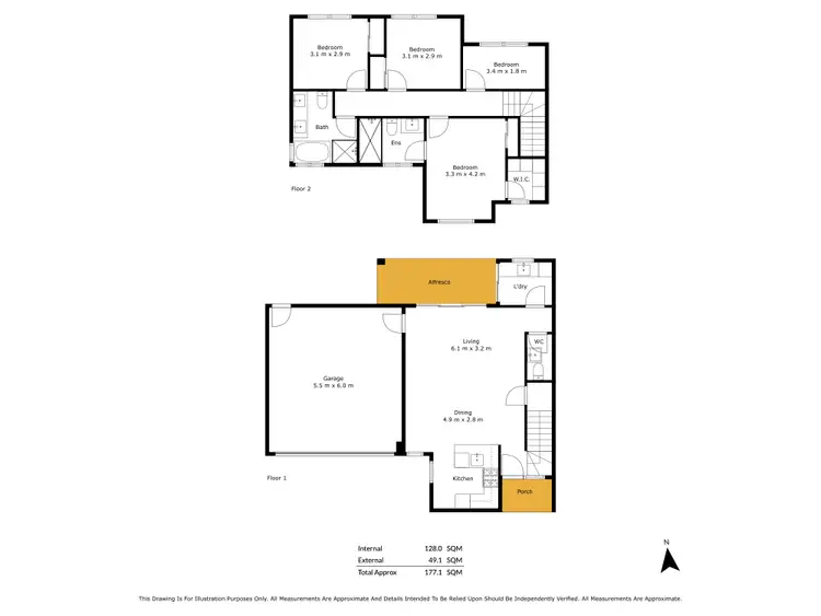 Floorplan of Homely house listing, 3/12 Ferris Street, Magill SA 5072
