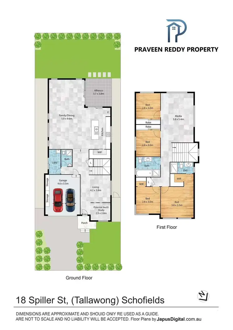 Floorplan of Homely house listing, 18 Spiller Street (TALLAWONG), Schofields NSW 2762