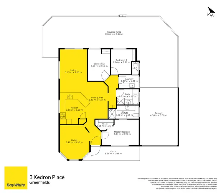 Floorplan of Homely house listing, 3 Kedron Place, Greenfields WA 6210