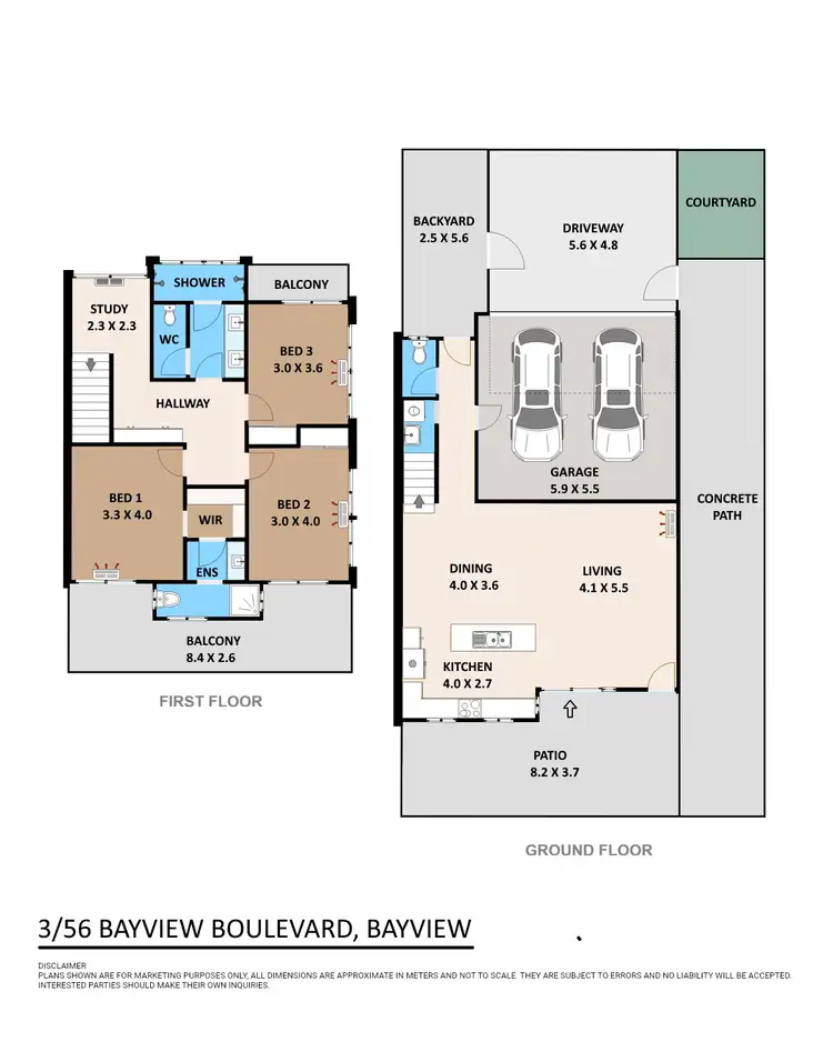 Floorplan of Homely unit listing, 3/56 Bayview Boulevard, Bayview NT 820