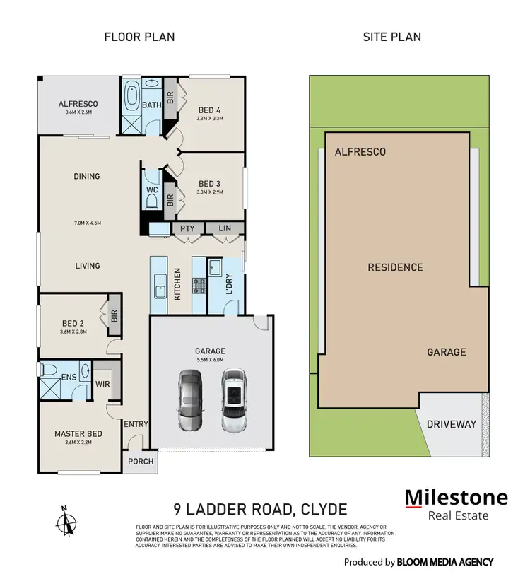 Floorplan of Homely house listing, 9 Ladder Road, Clyde VIC 3978
