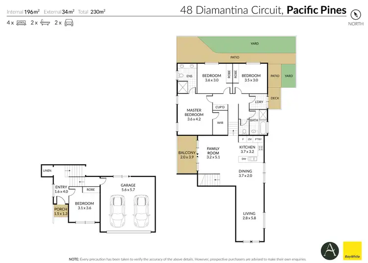 Floorplan of Homely house listing, 48 Diamantina Circuit, Pacific Pines QLD 4211