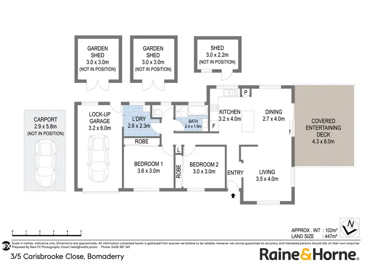 Floorplan of Homely house listing, 3/5 Carisbrooke Close, Bomaderry NSW 2541