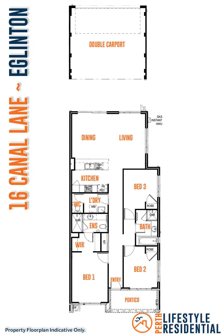 Floorplan of Homely house listing, 16 Canal Lane, Eglinton WA 6034