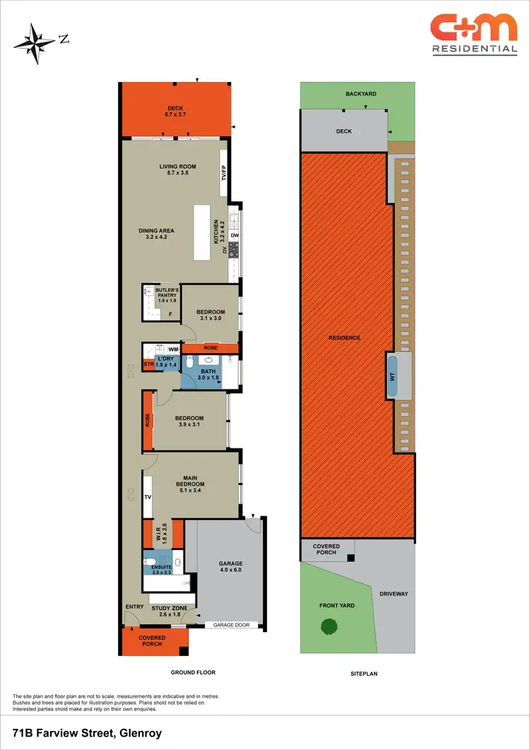 Floorplan of Homely house listing, 71B Farview Street, Glenroy VIC 3046
