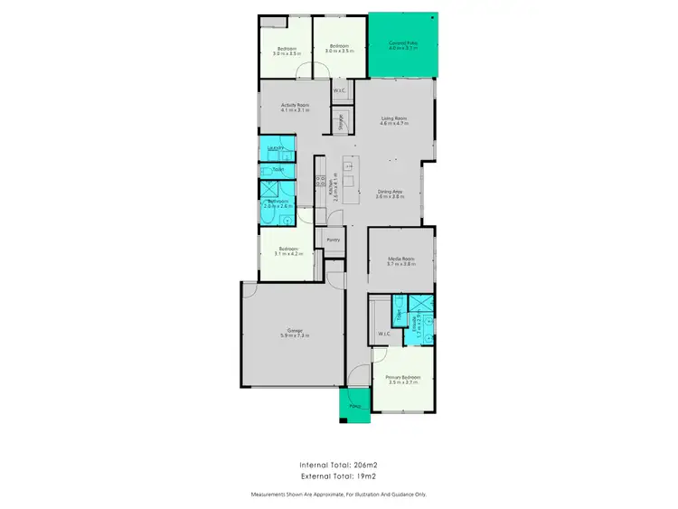 Floorplan of Homely house listing, 20 Serenity Drive, Southside QLD 4570