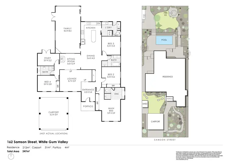 Floorplan of Homely house listing, 162 Samson Street, White Gum Valley WA 6162