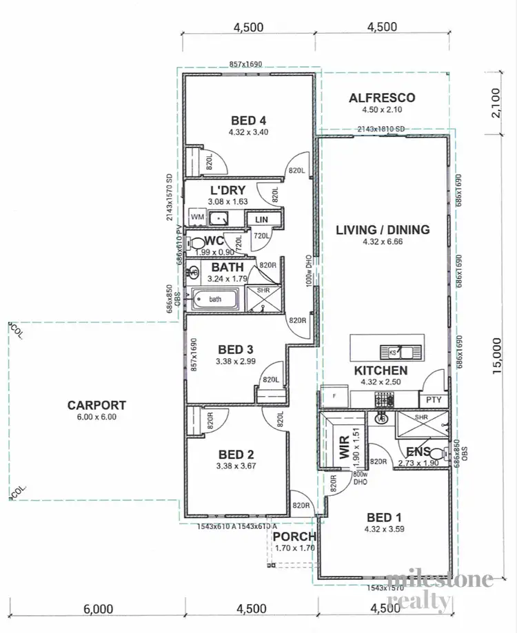 Floorplan of Homely house listing, Address available on request