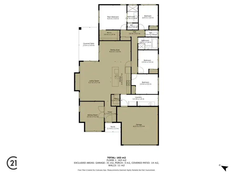 Floorplan of Homely house listing, 8 Lorea Loop, Halls Head WA 6210