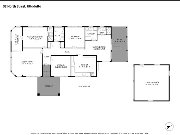 Floorplan of Homely house listing, 53 North Street, Ulladulla NSW 2539
